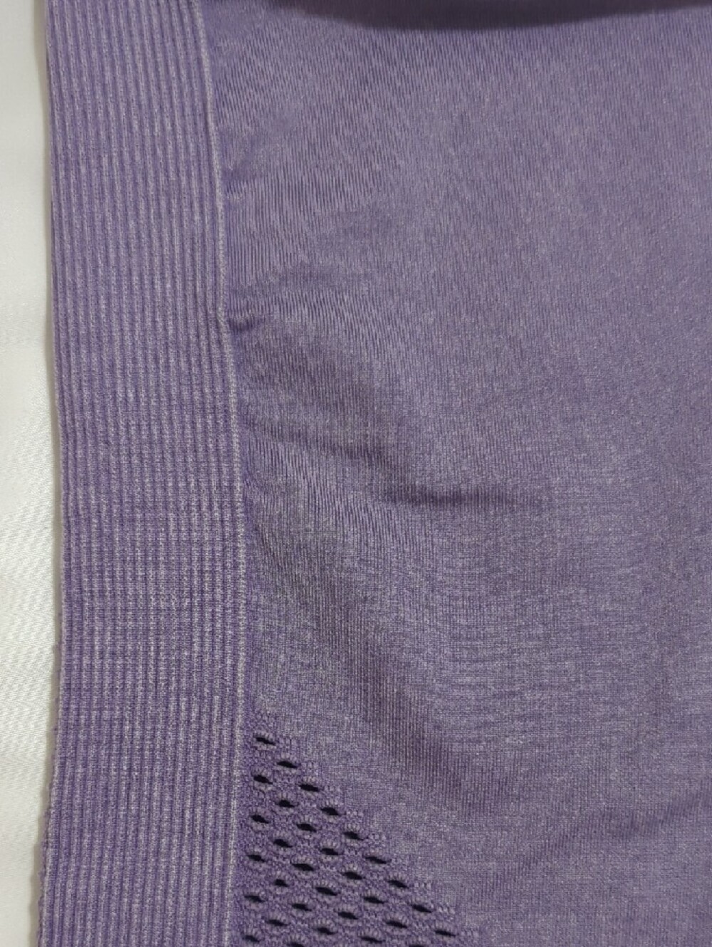 Fabletics Sync Seamless High-Waisted 7/8 Legging, Color Washed Violetta Size M - Picture 13 of 16